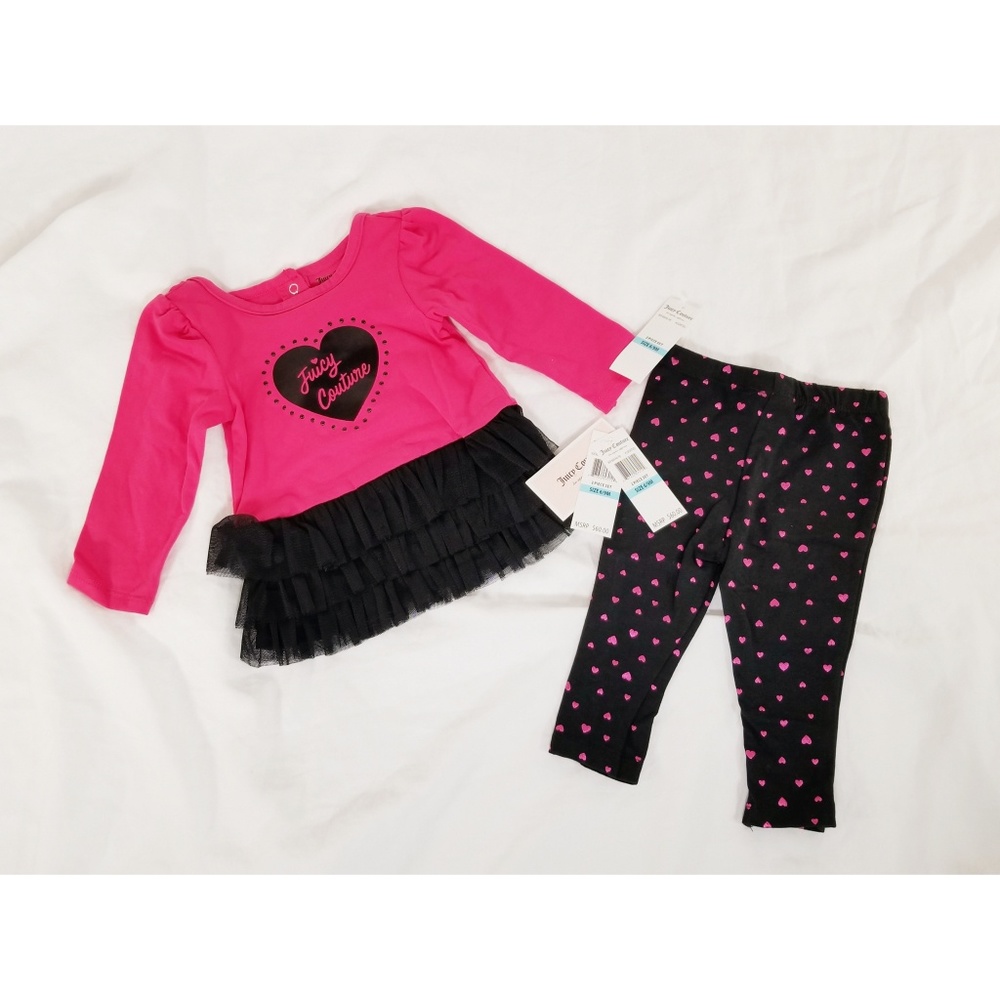 Juicy Couture Heart Tulle 2-Piece Set